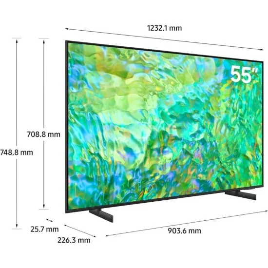 Samsung 55" Flat Uhd 4K Resolution - Black